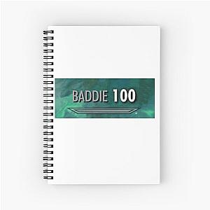 100 Baddie Skyrim Spiral Notebook