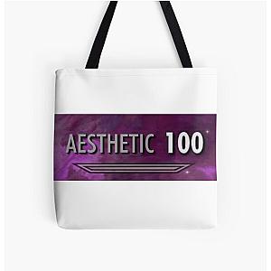 100 Aesthetic Skyrim All Over Print Tote Bag