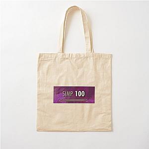 100 Simp Skyrim Cotton Tote Bag