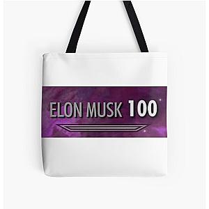 100 Elon Musk Skyrim All Over Print Tote Bag