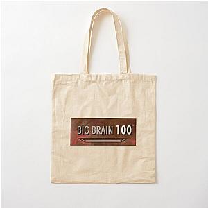 100 Big Brain Skyrim Cotton Tote Bag