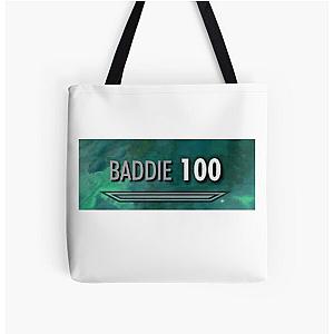 100 Baddie Skyrim All Over Print Tote Bag