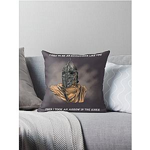 Skyrim guard  Throw Pillow