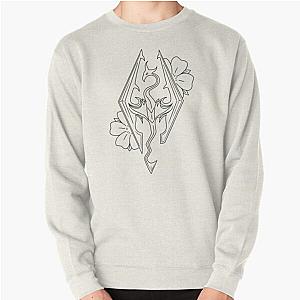 Skyrim Outline Pullover Sweatshirt