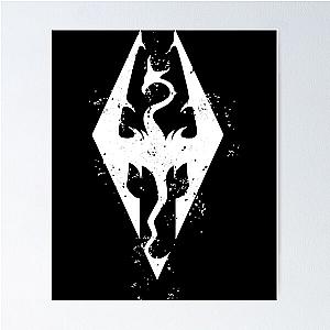 logo of skyrim  Perfect Gift Active  Poster