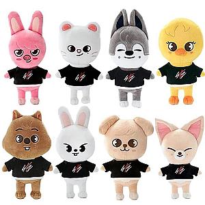 20cm Skzoo Characters Stray Kids Cartoon Stuffed Animal Set Plushies