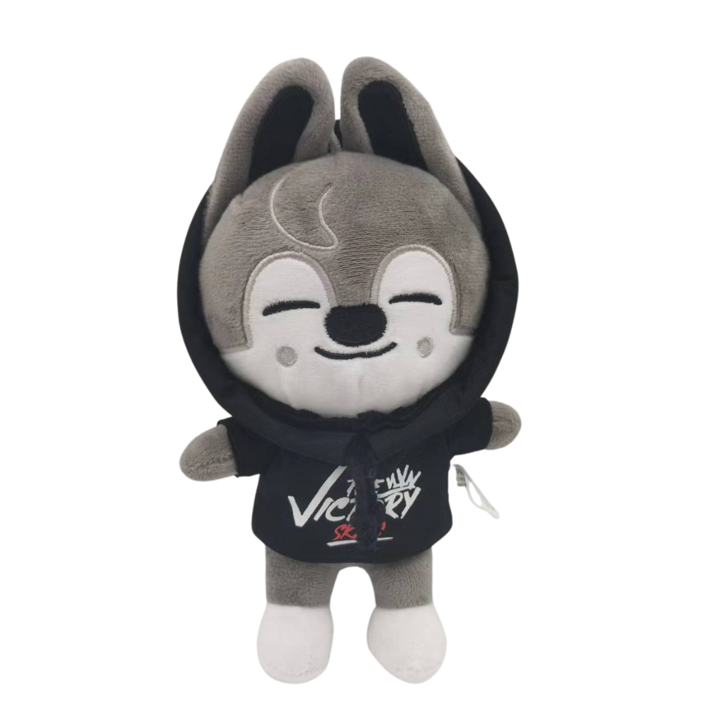 20cm Grey Bang Chan Wolf Chan Stray Kids Skzoo Wearing Sweatshir ...