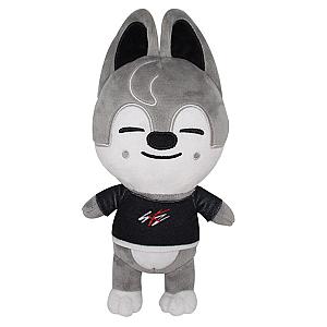 20cm Grey Bang Chan Wolf Chan Stray Kids Skzoo Stuffed Toy Plush