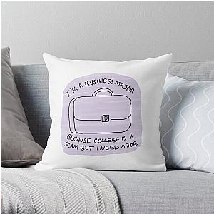 Business Major Slander 2 Throw Pillow RB1512