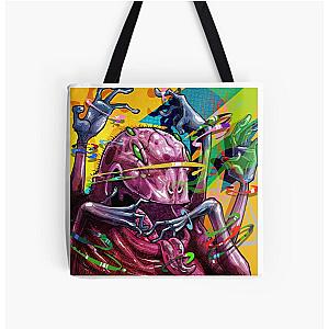 Black Tongue Slander All Over Print Tote Bag RB1512