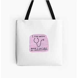 Nursing Slander All Over Print Tote Bag RB1512