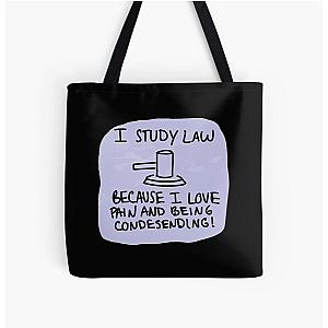 Law Slander Sticker All Over Print Tote Bag RB1512