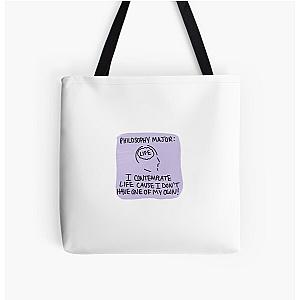 Philosophy Major Slander All Over Print Tote Bag RB1512