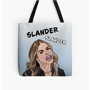 SLANDER SLANDER  at The Lawyer Lunch All Over Print Tote Bag RB1512