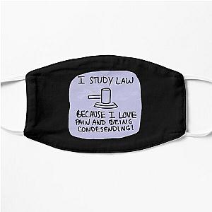 Law Slander Sticker Flat Mask RB1512