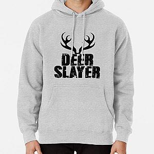 Deer Slayer Hunter Killer Buck Hunting Season Outdoor Target Bow Lover Pullover Hoodie RB2611