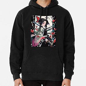 Elegant Waifu Shinobu Kocho Demon Slayer Anime Girl Pullover Hoodie RB2611