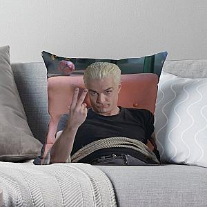 Spike Peace Sign Buffy the Vampire Slayer Throw Pillow RB2611