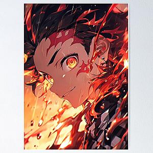 Tanjiro Kamado The Brave Slayer of Demons Poster RB2611