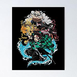 demon slayer kids Poster RB2611