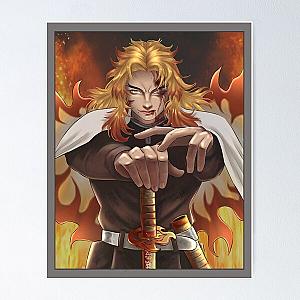 Rengoku from Demon Slayer ♥ Poster RB2611