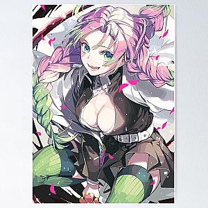 Mitsuri Kanroji Demon Slayer Anime Girl Poster RB2611