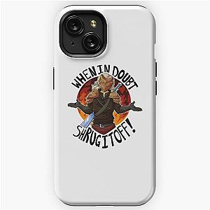 Slay The Spire When In Doubt Shrug It Off Coffee Mug iPhone Tough Case