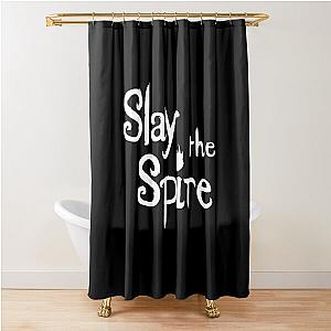 slay the spire white Shower Curtain