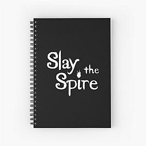 slay the spire white Spiral Notebook