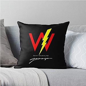 Vintage Photograp Sleeping With Sirens Logos Graphic For Fan Throw Pillow RB0301