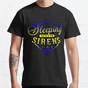 Women Men Sleeping With Sirens Band Logos Favorite Gifts For Christmas Classic T Shirt RB0301