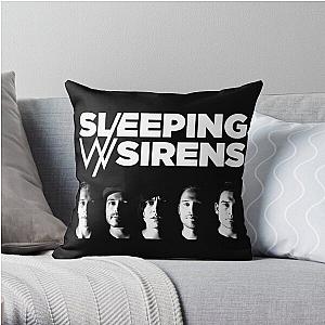 New best,album tour of sleeping with sirens Throw Pillow RB0301