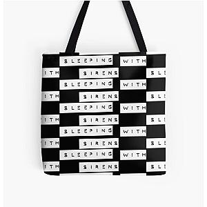 Sleeping with sirens logo t shirt All Over Print Tote Bag RB0301