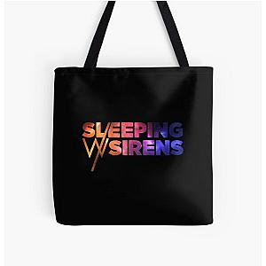 Galactic Sleeping With Sirens Sticker All Over Print Tote Bag RB0301