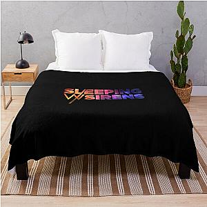 Galactic Sleeping With Sirens Sticker Throw Blanket RB0301