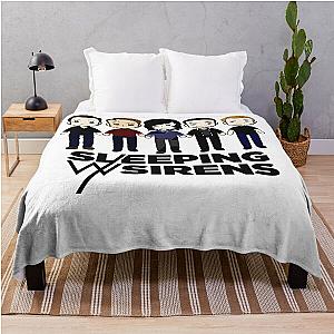 Funny Gift Sleeping With Sirens Awesome For Music Fans Throw Blanket RB0301