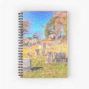 Sleepy Hollow Cemetery Sketch Spiral Notebook