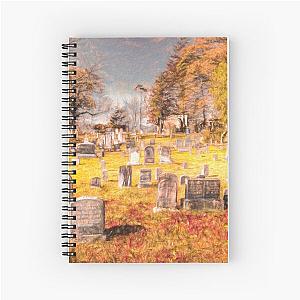 Art Of Sleepy Hollow Cemetery Spiral Notebook