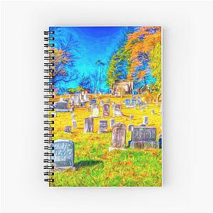 Sleepy Hollow Cemetery New York Art Spiral Notebook