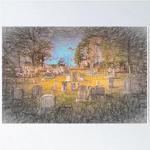 Art Of Sleepy Hollow Cemetery  Poster