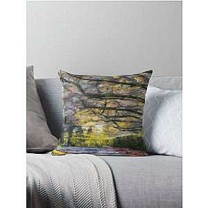 Sleepy Hollow Cemetery Monet  Throw Pillow