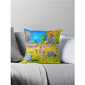 Sleepy Hollow Cemetery New York Art Throw Pillow