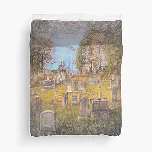 Art Of Sleepy Hollow Cemetery  Duvet Cover