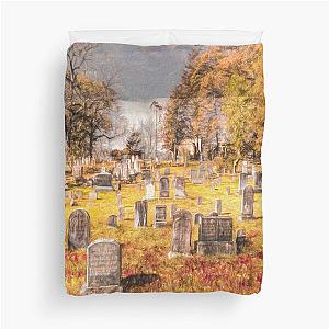 Art Of Sleepy Hollow Cemetery Duvet Cover