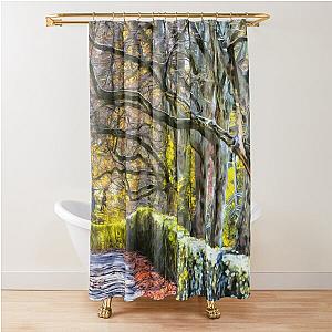 Sleepy Hollow Monet Style Shower Curtain