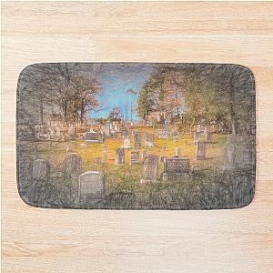 Art Of Sleepy Hollow Cemetery  Bath Mat