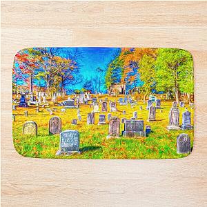 Sleepy Hollow Cemetery New York Art Bath Mat