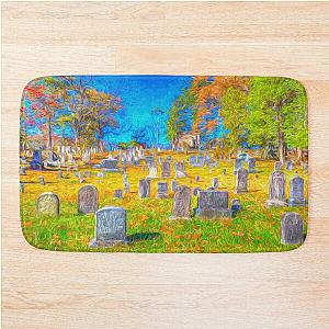 Sleepy Hollow Cemetery Art Bath Mat