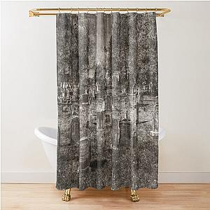 Sleepy Hollow Cemetery Vintage Shower Curtain