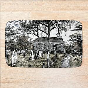 Sleepy Hollow Church Art Bath Mat